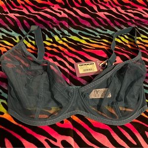 NWT 34GG Flirtelle Hayley Plunge Bra - Turquoise